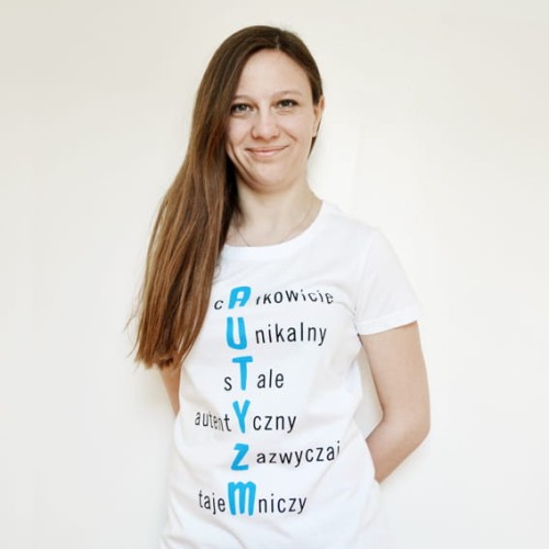 t-shirt biały Autyzm damski 8.jpg